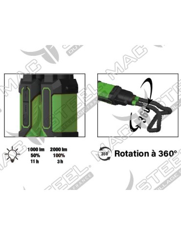 copy of Lampe LED multidirectionnel portable